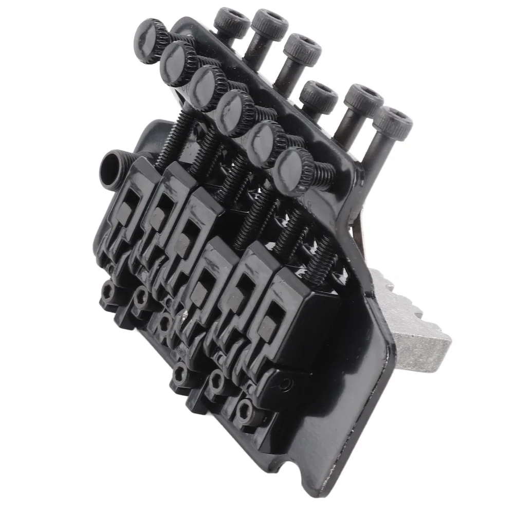 

Black/Silver Tremolo Bridge System​ ​Double Locking System​ Easy to carry ​Double Rocking Spring Stabilizer Device​ ​With Arm​