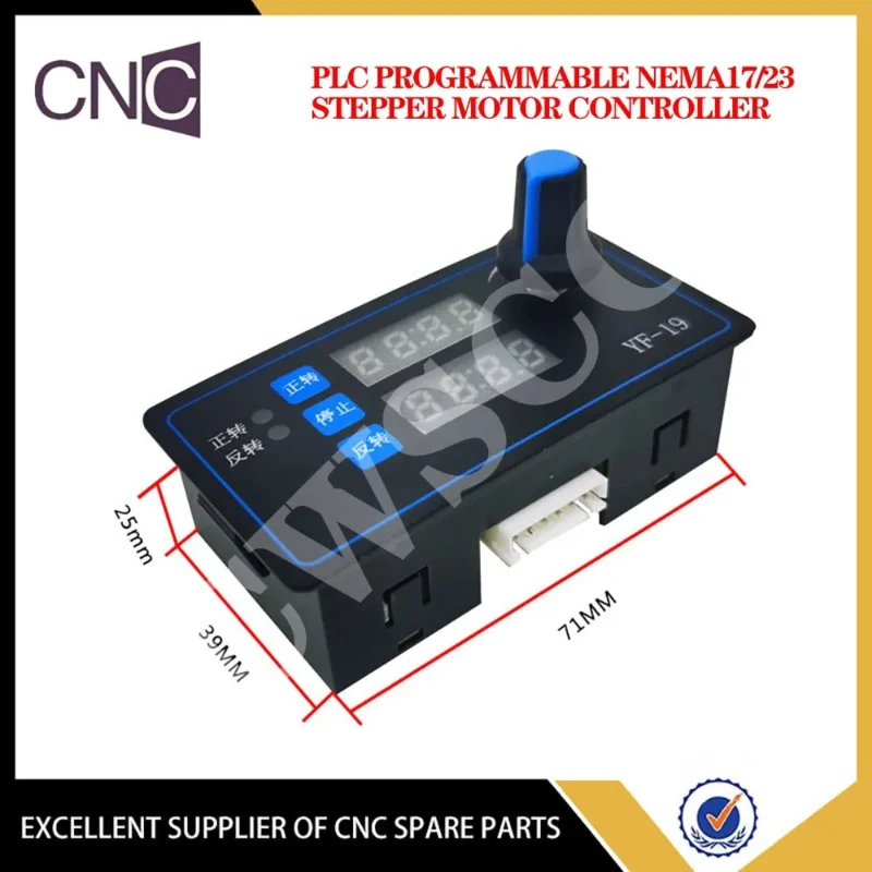 PLC programmable NEMA17/23 42/57 stepper motor controller angle pulse forward and reverse cycle adjustable speed drive board