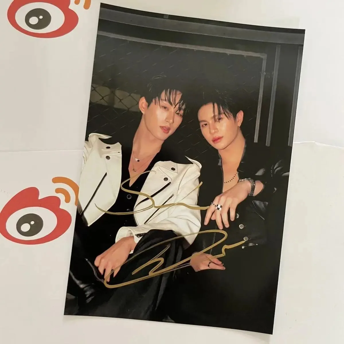 Not Official Thai Star Williamest Thame Po Heart That Skips A Beat Drama Stills Handwritten Signed Stills, 6-inch Photo Card
