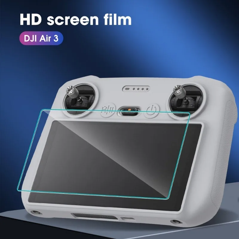 For DJI Air 3 RC 2 Smart Controller Tempered Glass Screen Protector HD Camera Drone Remote Accessories for DJI Mini 3 Pro RC