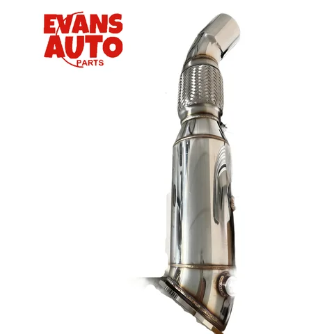 4.5" SS Turbo Catless Stainless Steel Downpipe For BMW B58 M240i 340i 440i 540i 740i F&G Series 2016~2019 3.0T B58 Downpipe