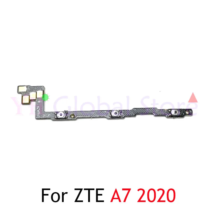 5PCS For ZTE Blade A7 A7S 2019 2020 Power On Off Switch Volume Side Button Flex Cable Repair Parts