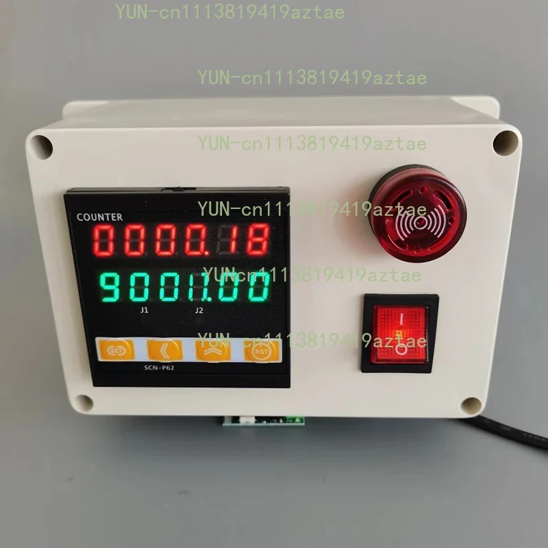 SCN-P62 Electronic Digital Meter Counter Rolling Wheel 12V/24V/220V Length Measurement Test Equipment Automatic Coder