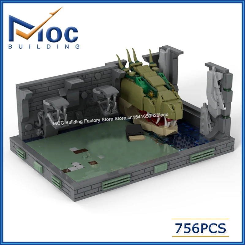 

MOC Building Blocks Classic Movie Series Scene The Diary In The Chamber Diorama DIY Assemble Bricks Collection Toys Xmas Gifts