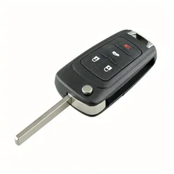 4 Buttons Flip Remote Key Case Shell For Chevrolet For Camaro For Cruze For Equinox