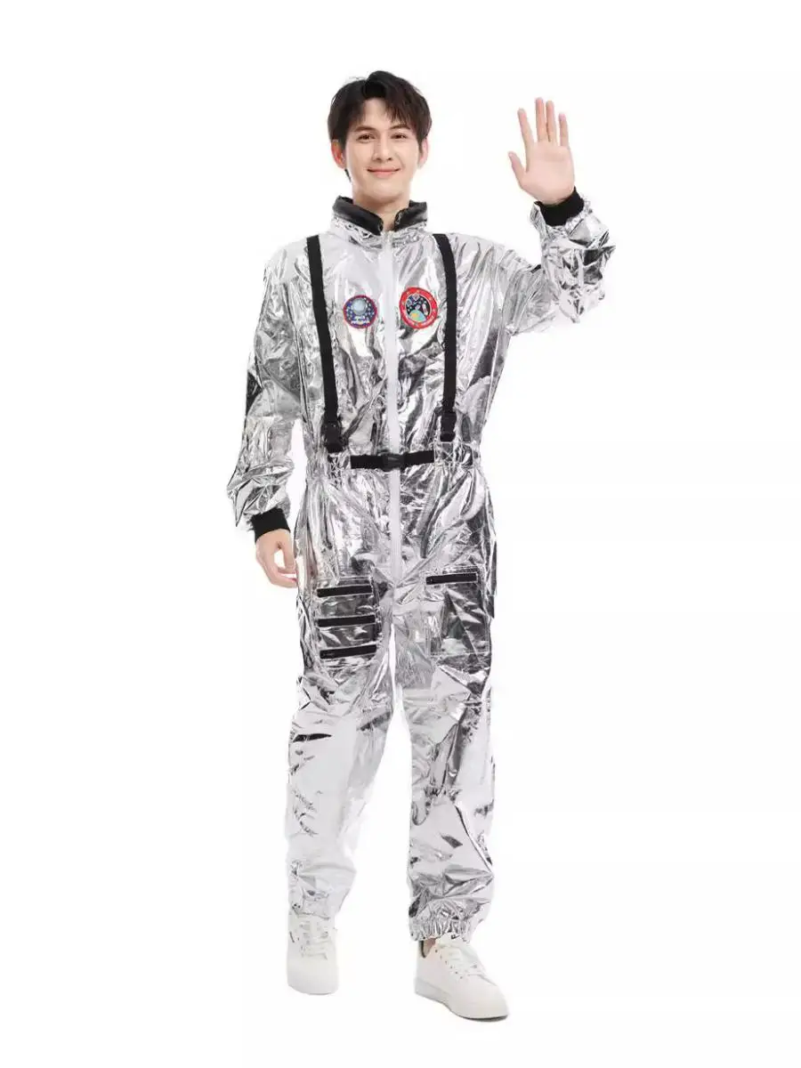 Tuta da astronauta per adulti Tuta Par Conferenza annuale Cosplay loween Performance Costume Rong Earth Materiale in poliestere