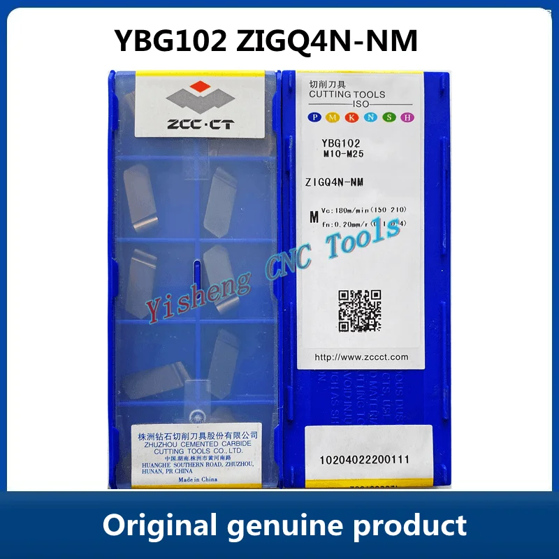 

Free Shipping 100%Original ZCC CT YBG102 ZIGQ4N-NM YBG105 ZIGQ4N-NM cnc carbide turning inserts thread turning tool