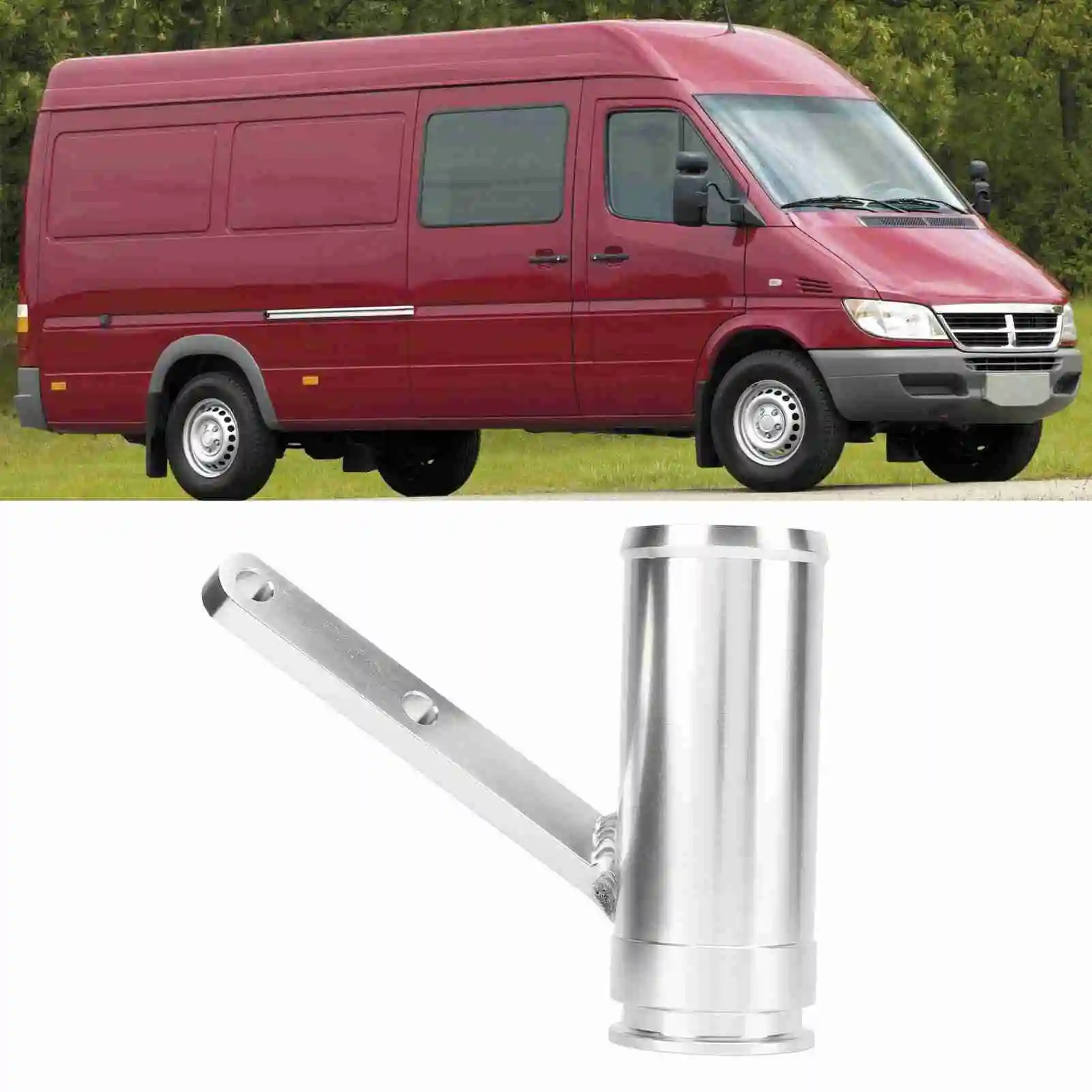 

2148685520 Turbo Resonator 2148685520 Aluminum Upgrade with Clamp Replacement for Sprinter 2500 2004‑2006