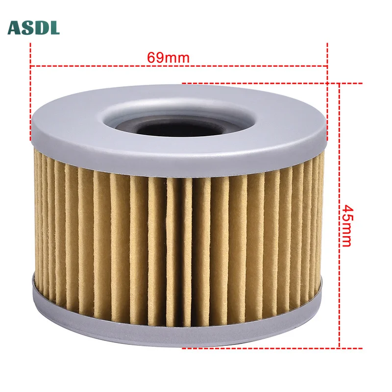 Motorcycle paper oil filter for Honda ATV TRX680 FGA FA TRX400 TRX500 FPA TRX650 Fourtrax Rincon GPScape TRX 680 400 500 650