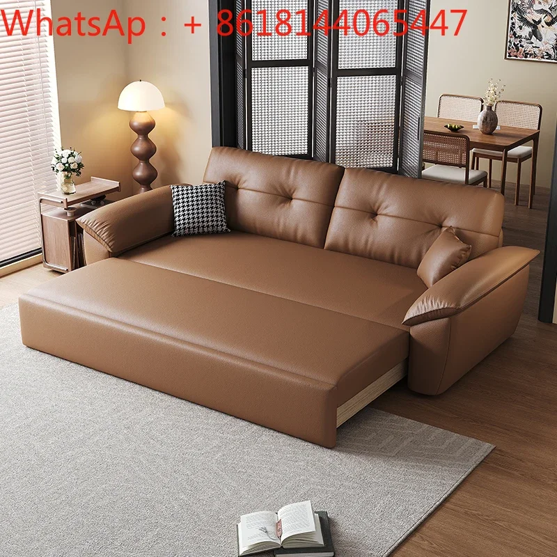 Italian new cat scratching sofa bed folding dual-purpose Arhat bed household apartment living room telescopic bed multi-function