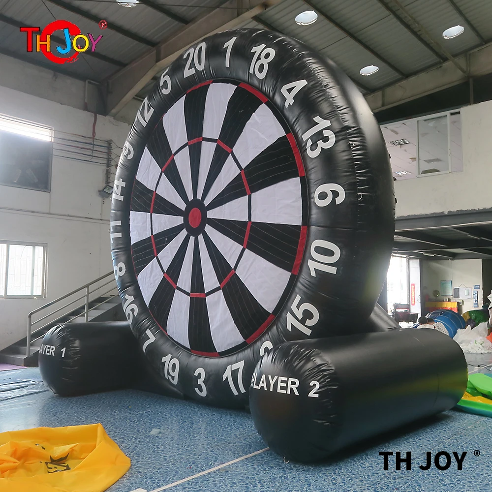 free air shipping to door, 4m/5m/6m commercial pvc Giant Inflatable soccer Darts Board/ giant inflatable soccer Shooting Target