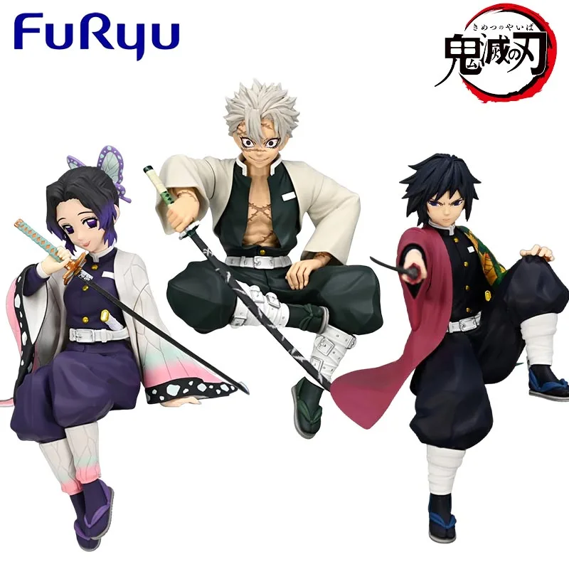 FURYU-figura DE ACCIÓN DE Demon Slayer para niños, modelo coleccionable de Anime, Kamado, Tanjirou, Agatsuma, Zenitsu, regalo genuino