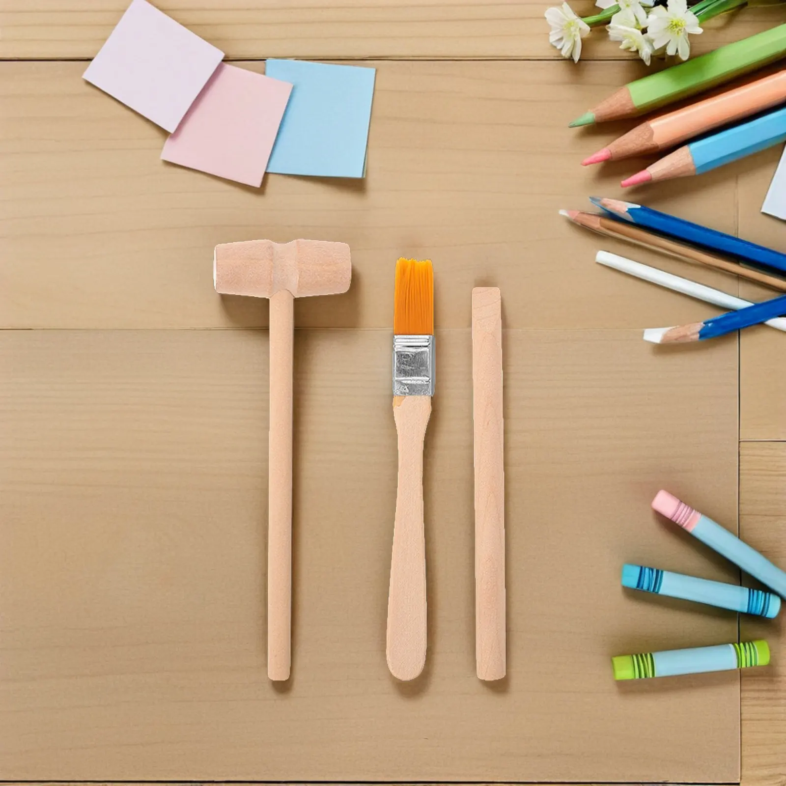 

Набор для раскопок динозавров из 6 предметов: деревянный молоток, зубило, щетка. Развивающий STEM-набор для детей.