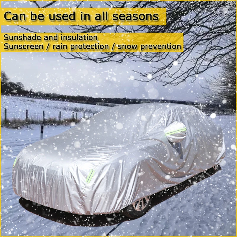 

Car Cover Outdoor Protector Sun Rain Snow Dust Resistant Oxford fabric Auto Full Covers for Hatchback Sedan SUV