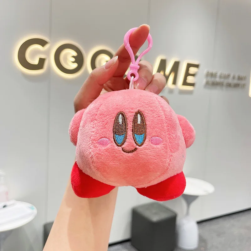 10cm 3 Stil Kawaii Stern Kirby Cartoon Puppe Anhänger Mädchen Herz Spielzeug Tasche Anhänger Schlüssel bund Anime Zubehör Dekoration Ornamente