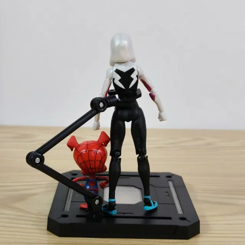 Disney Gwen Stacy Action Figure Desktop Model Ornaments Collection Sentinel Marvel SpiderMan Into the Spider Verse Toy gift