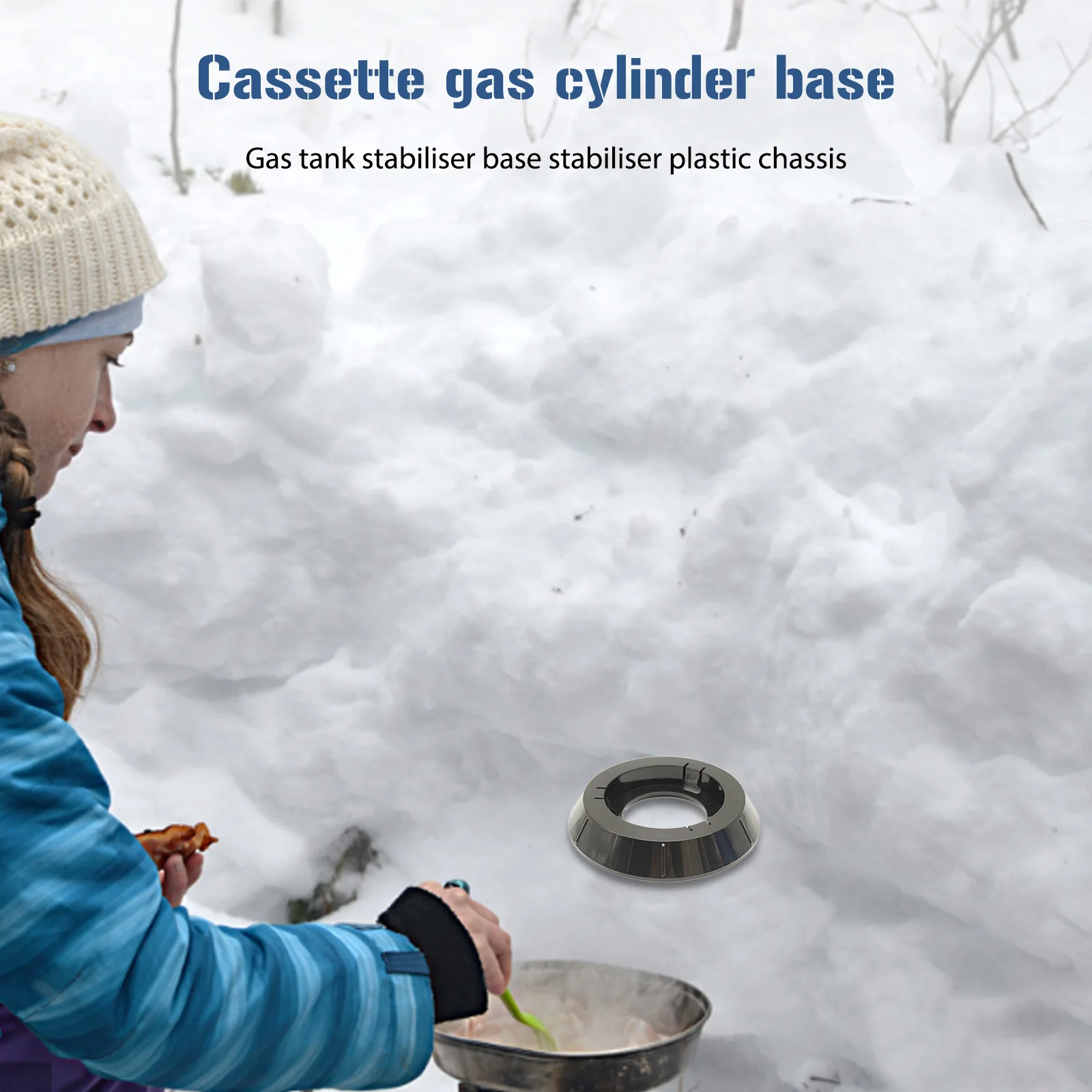 رفوف زجاجات الهواء كاسيت البيوتان المحمولة اسطوانة البيوتان قاعدة مستقرة العملي التخييم خزان الهواء دعم للخارجية