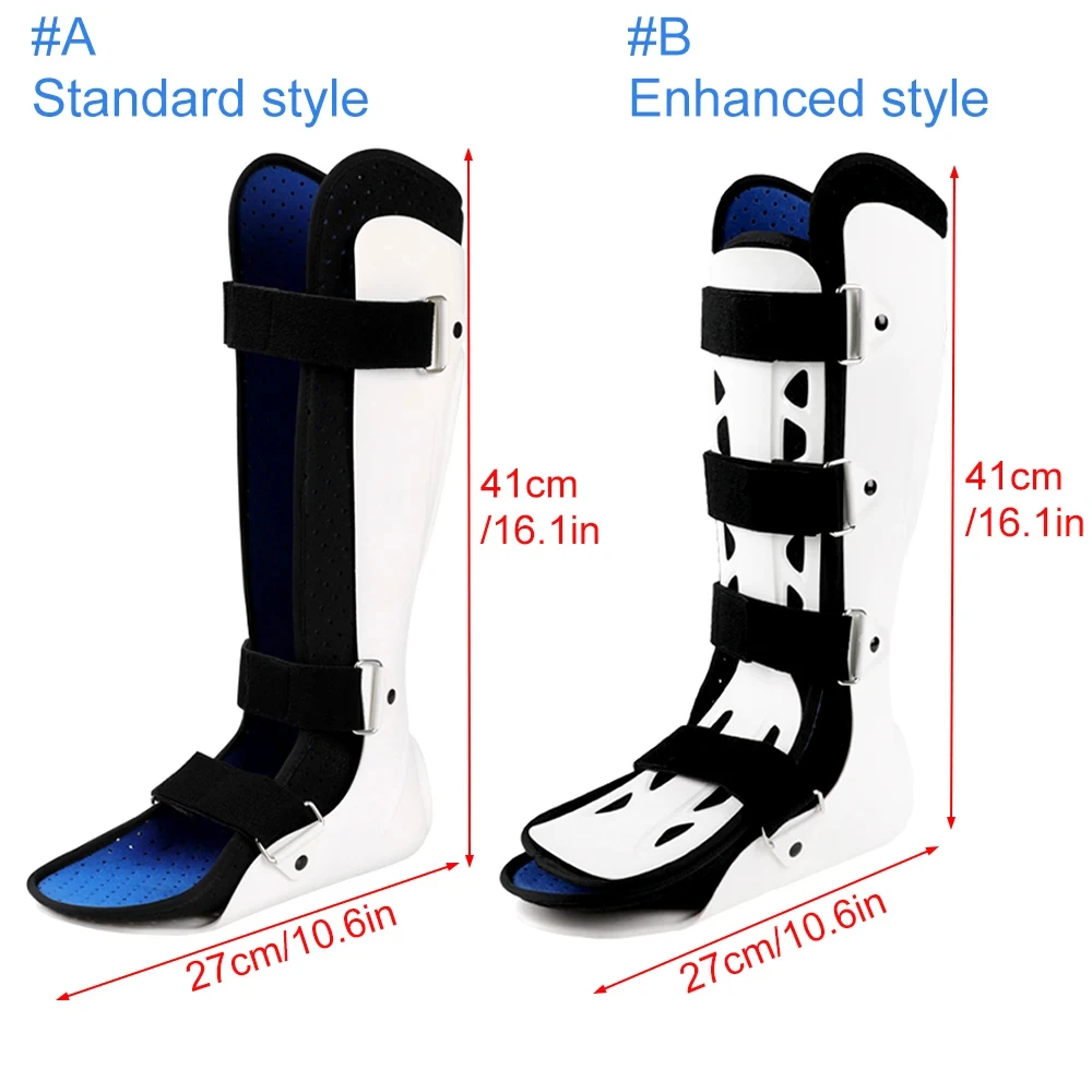 調節可能な足首ドロップブレース、アキレス腱と足首サポート用のユニバーサルフィット装具、軽量設計、サイズ M/L