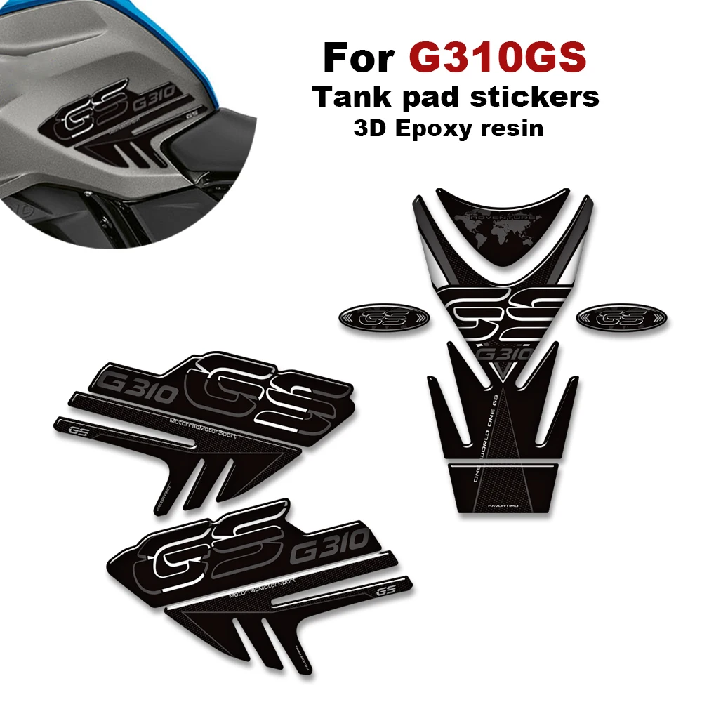 

For BMW G 310 GS G310GS G310 Adventure 2017-2025 Motorcycle Fuel Tank Pad Sticker 3D Epoxy Resin Sticker Protection Kit
