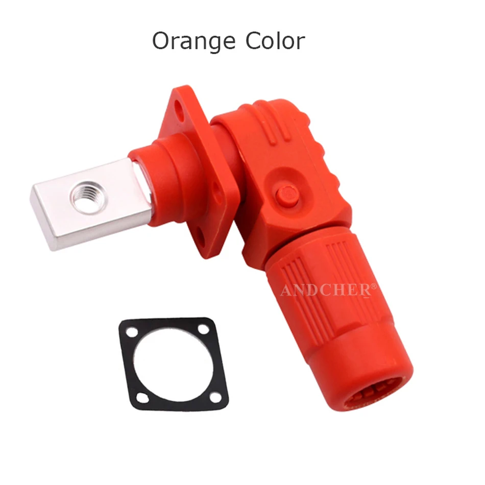 6mm 60A 100A 120A 1000V Single Core Quick Plug Energy Storage Connector New Energy Red Copper Flame Retardant Connector