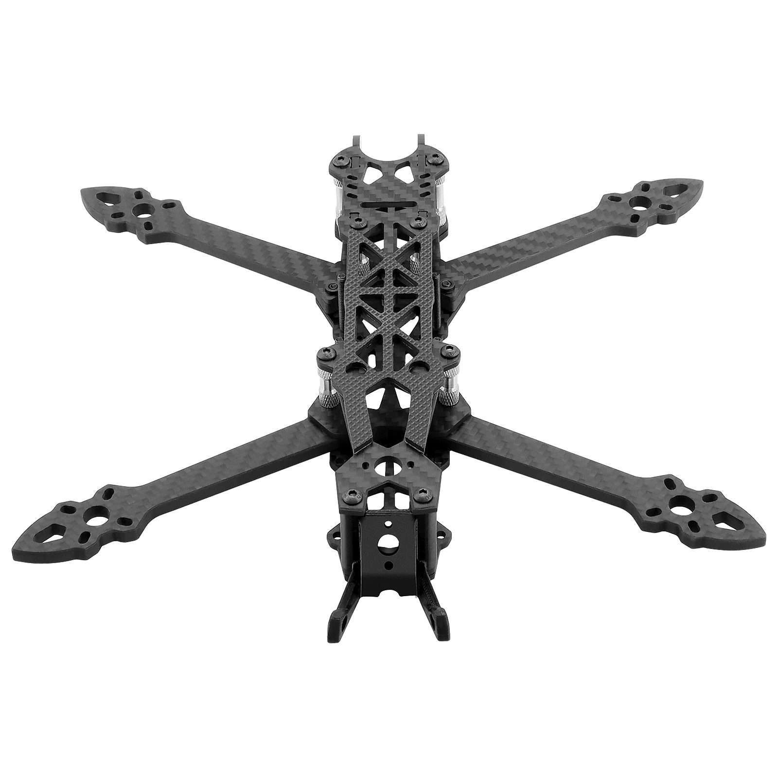 DashRC Mark4 HD 5-Inch FPV Racing Drone Frame Kit, 225mm Wheelbase Carbon Fiber Quadcopter Frame with 5mm Arm for RC FPV Drone