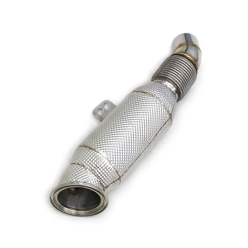 

Exhaust Downpipe For BMW TH3 340 B58 3.0T 2014-2023 High Performance 304 Stainless Steel Exhaust Pipe