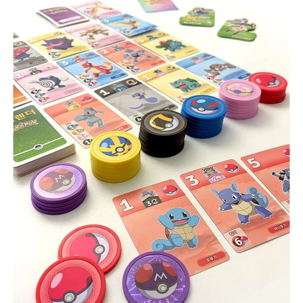 Juego de mesa Pokémon edición Splendor Duel para niños y adultos, divertido juego familiar, entretenimiento nocturno, juego de fiesta, colección familiar