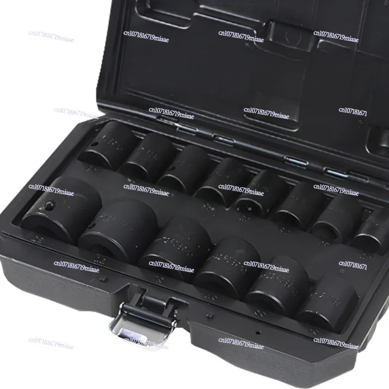 14-Piece set 1/2 hexagonal impact sleeve set 10-32mm auto repair tool maintenance set