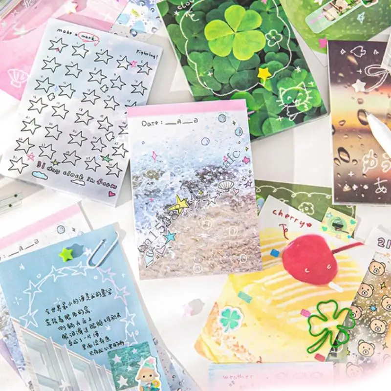 594F Multifunctional Message Paper Lovely Memos Pad Practical Note Pad Paper Pads