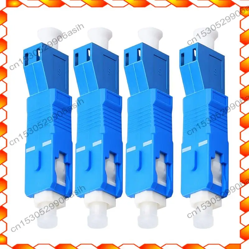 -AT52 4 パックシングルモード 9/125Um SC/UPC オス - LC/UPC メスハイブリッド光ファイバーアダプターコネクタ光パワーメーター用