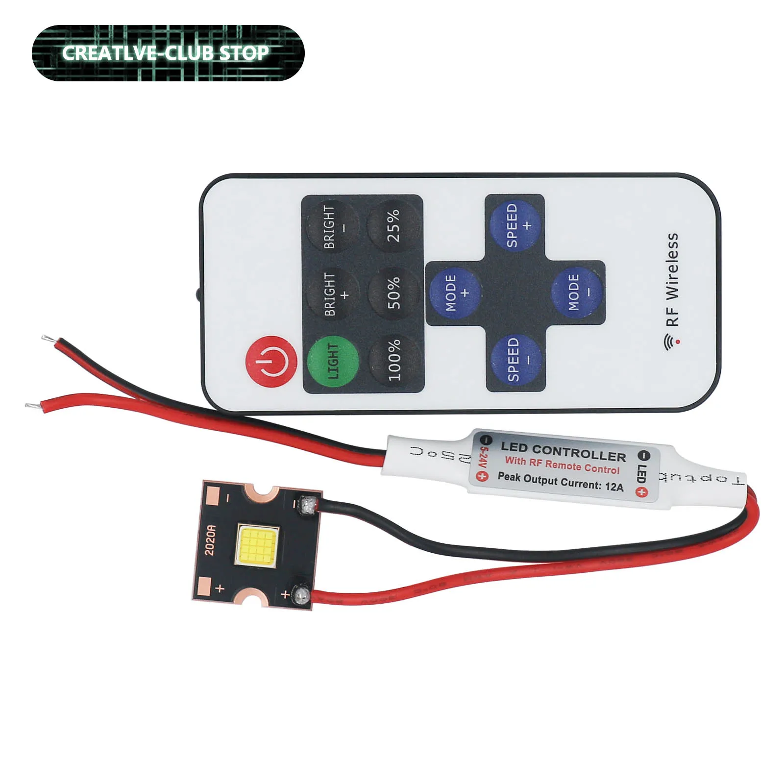 

9.5W 12-14V LED Stage Light COB LED Bead Adjustable Light Strip Remote Control For Moving Head Light Spotlight Lamp Accessories