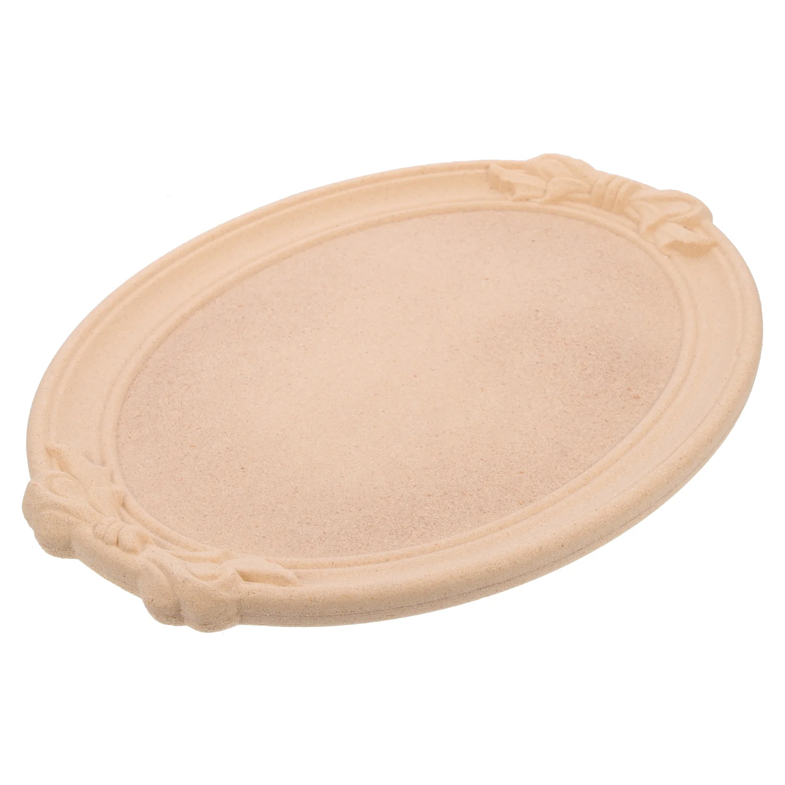 

Wooden Fruit Serving Tray Premium Wood Handmade Dessert Plate Bread Dish Food Serving Tray for Parties Kitchen Office Table