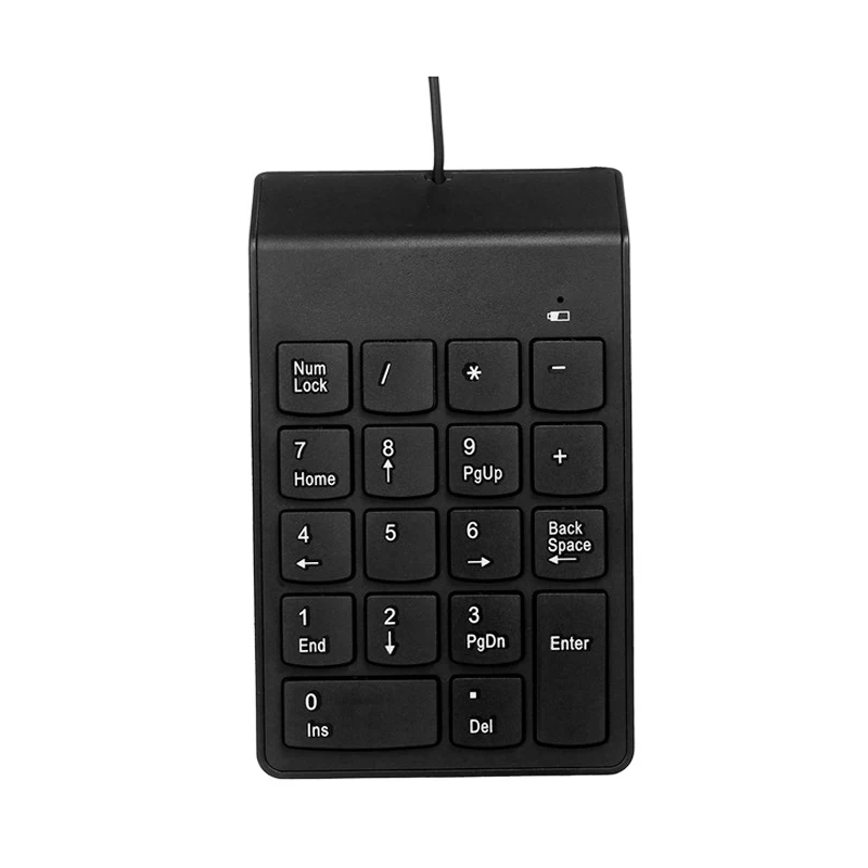 Universal numeric keypad USB Wire Mini number Keyboard keycap for Laptop Desktop PC Computer Numpad 18 Keys Keyboard accountant