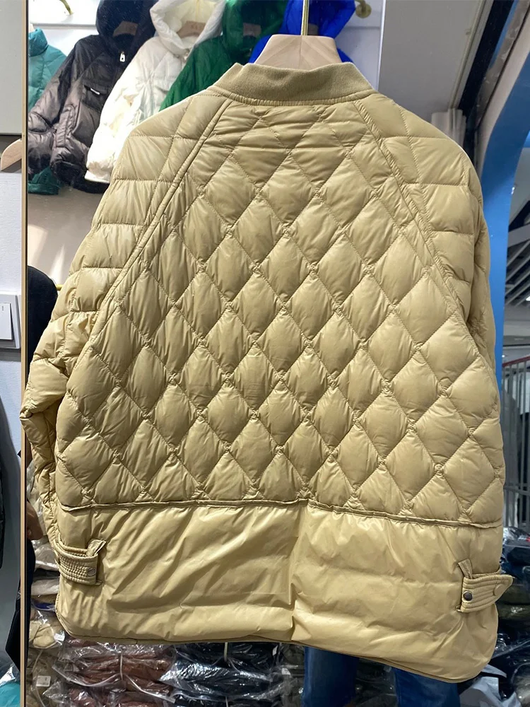 

Jacket Women Puffer 2023 Casual Female Winter Zipper Ultra Light 90%White Duck Down Short Coat Ladies Warm Snow Outwear