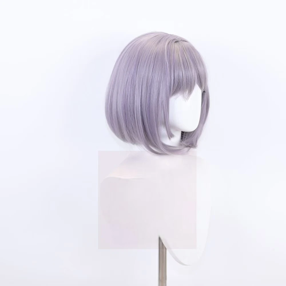 Takamatsu Tomori Cosplay Wig Anime Character Short Hair with Rose Net Heat Resistant Synthetic Fiber Halloween Party Wig