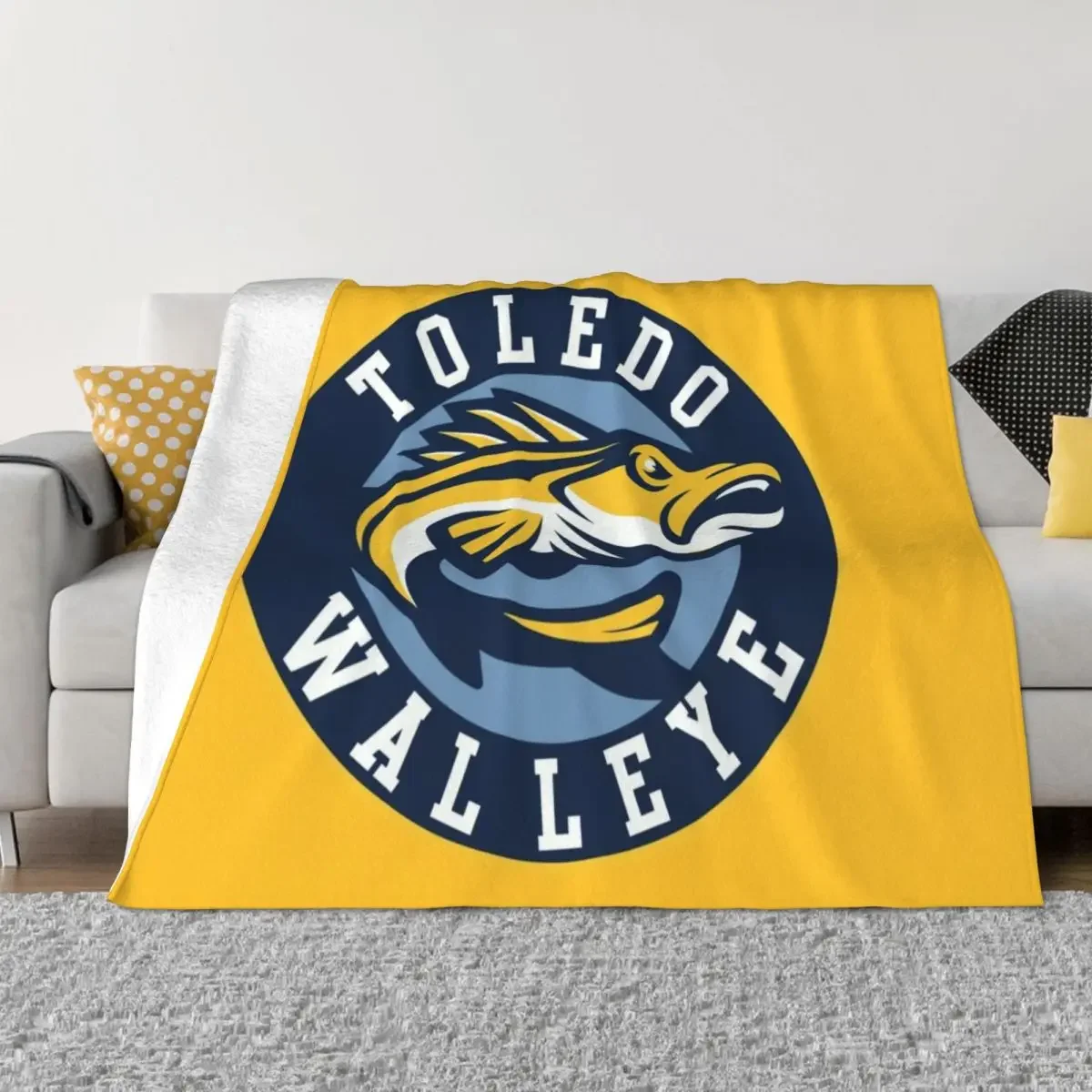 TOLEDO WALLEYE Throw Blanket Flannels Luxury St Blankets