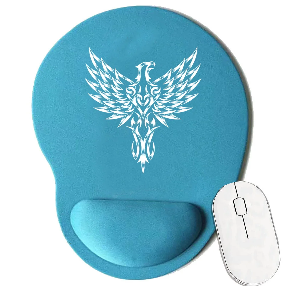 Mouse Pad Soft Blue Desk Mat Esports Mouse Pad Thin Non-Slip Fast and Accurate Control Mousepad for Office Home Skull Series