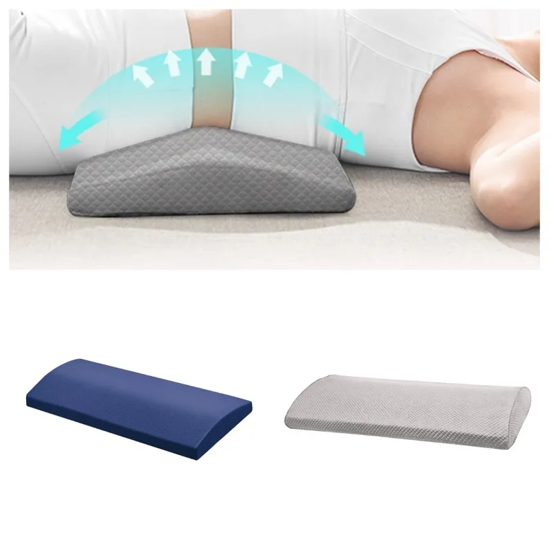 

Комфортная подушка-подушка для спины, хлопковый чехол из пены с эффектом памяти, подушка для поддержки поясницы, полурулонная подушка, эргономичная поясничная подушка