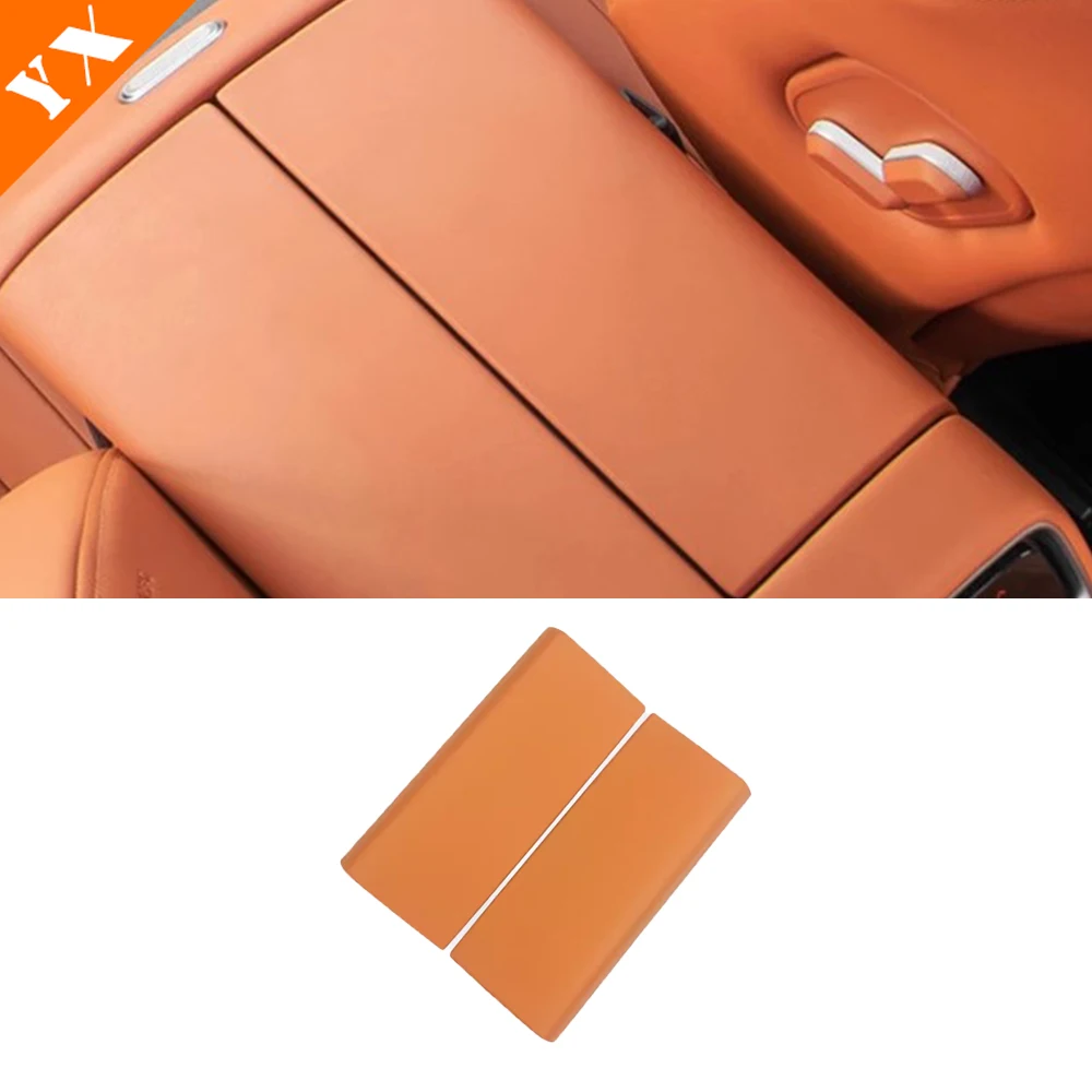 

For AITO M9 Accessories Primary Leather Car Armrest Box Panel Central Armrest Protective Cover Decoration Cover 2pcs