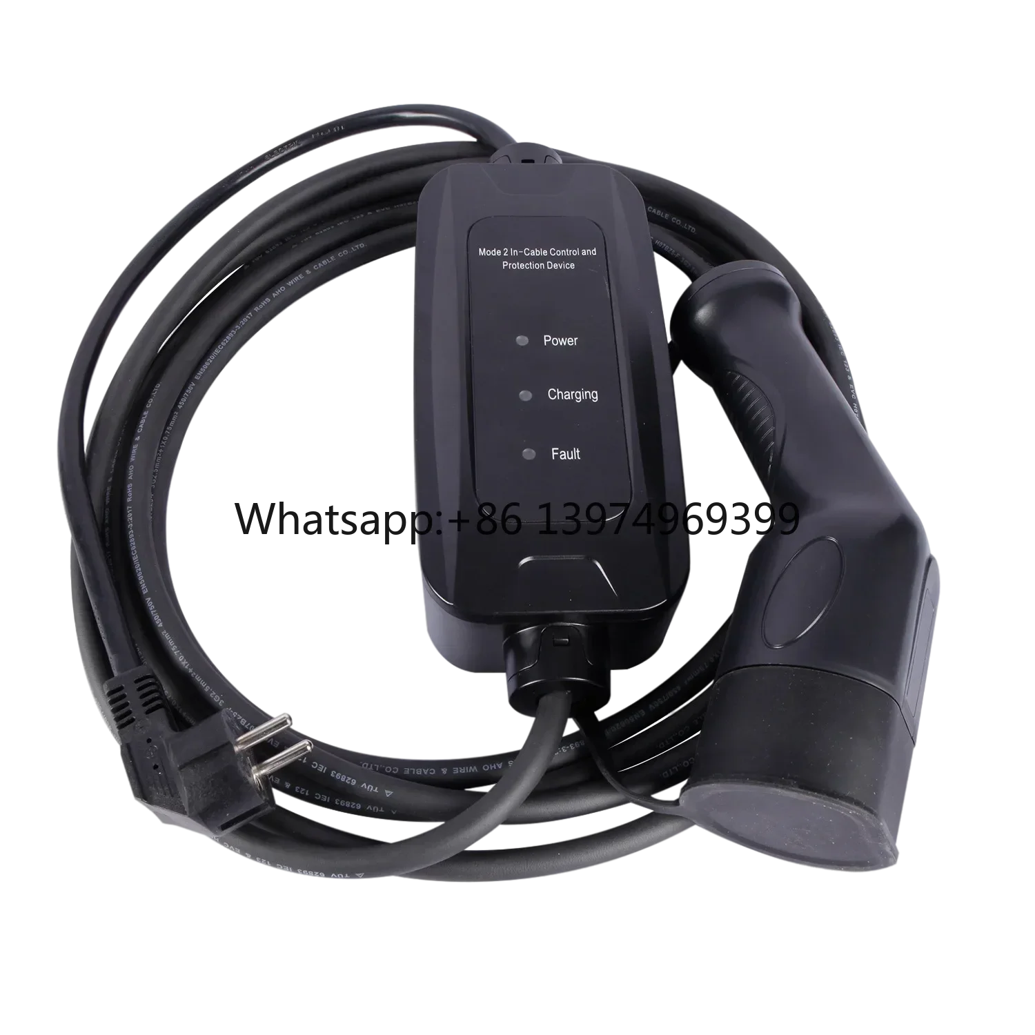 Customized Mode 2 IEC62196-2 16A/32A Portable EV Fast Charger Ev Quick Charger With Schuko Plug