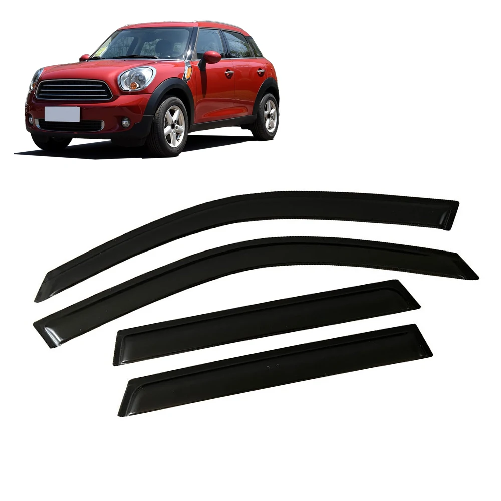 

Window Visor for MINI COUNTRYMAN 2011 2012 2013 2014 2015 R60 Weathershied Door Visor Wind Sun Rain Guards Side Window Wind