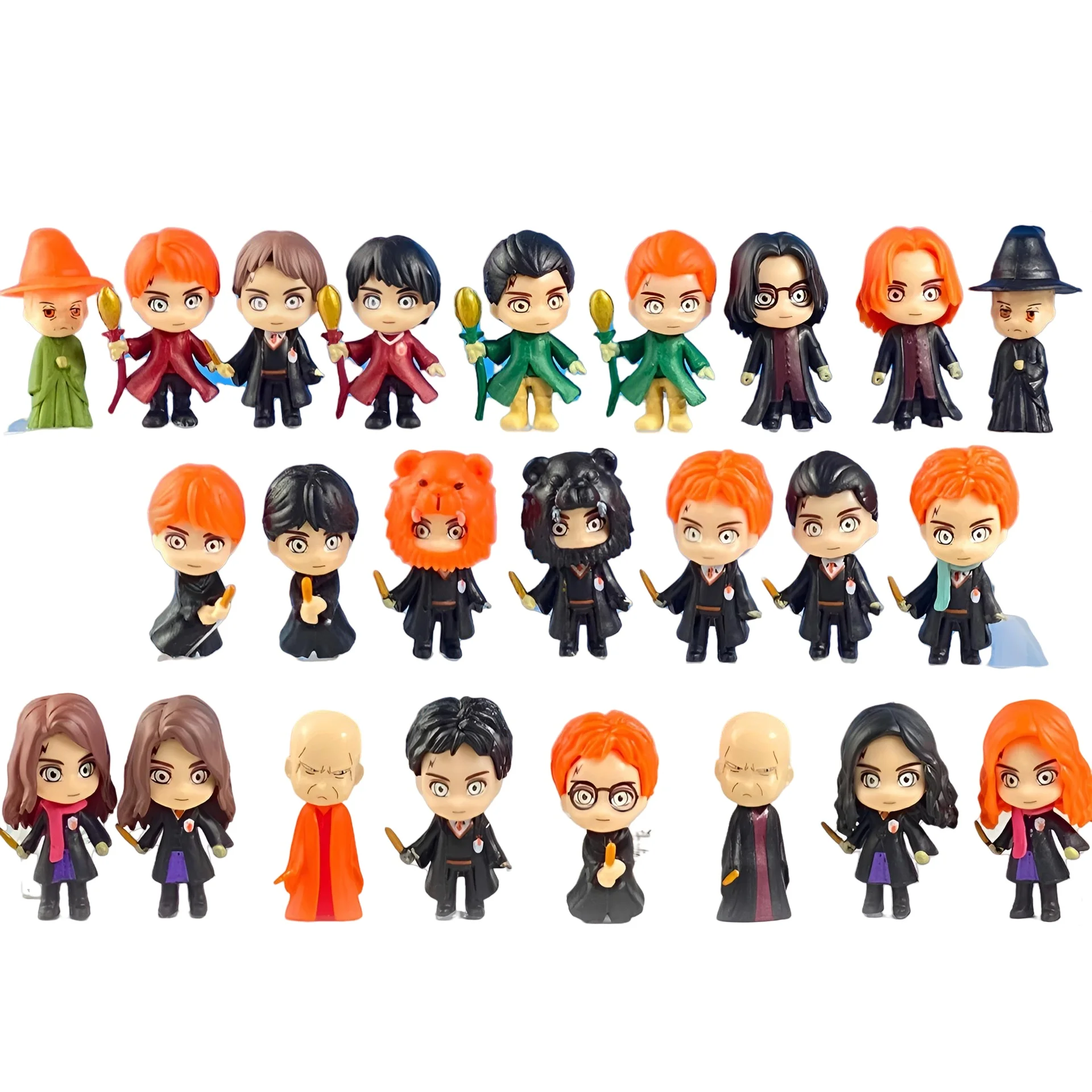 Kawaii Capsule toy Harried Hermione Potter Lily Luna James Sirius Dumbledore Action Figure Toys For kids Xmas gift