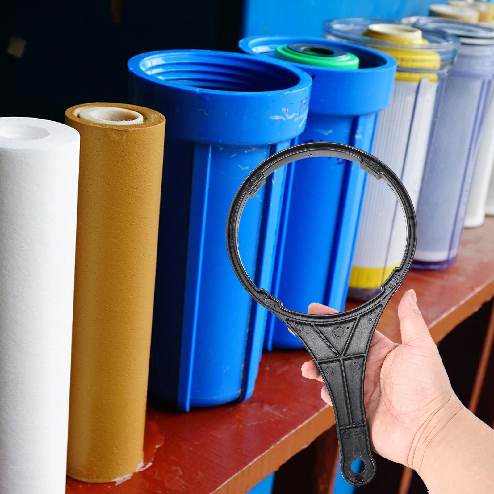 

3Pcs Filter Canister Wrench High Grade Material Polished Surface for Water Filter Replacement Universal Disassembly Housing