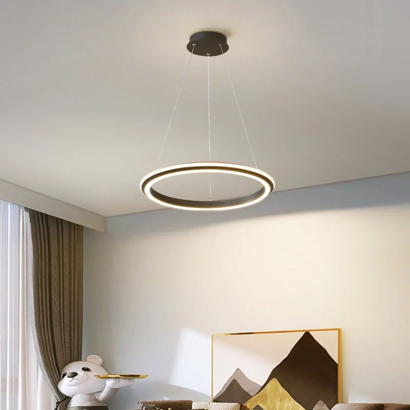 Imagem -06 - Nordic Led Pendant Light Lâmpada Suspensa Luminária Interior Sala de Estar Quarto Corredor Decoração de Casa