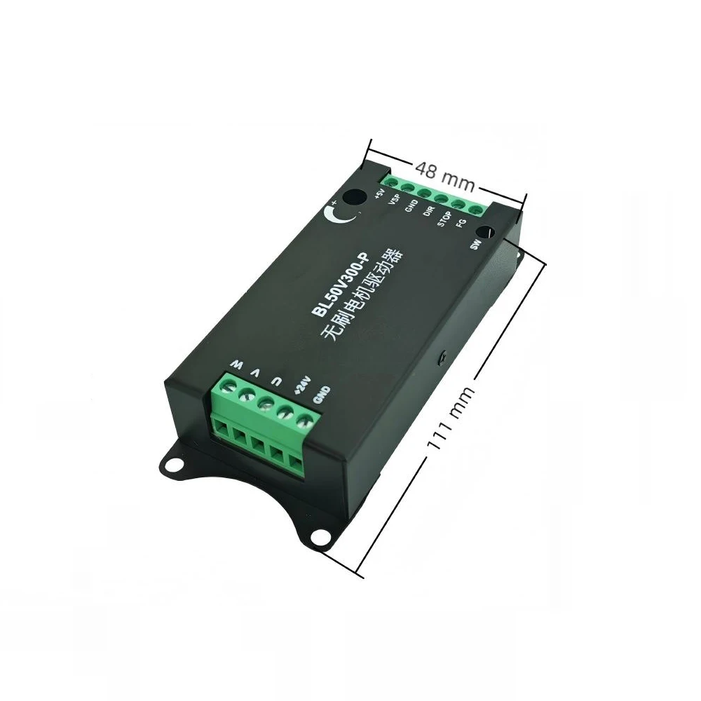 

Модуль драйвера бесщеточного двигателя DC 6.5-50В 300Вт, контроллер скорости без датчиков Холла, металлический корпус, для вентиляторов, водяных насосов, моделей самолетов