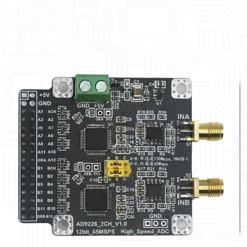 

ABUO-AD9226 12-битный высокоскоростной модуль выборки АЦП, двойной 65 м, одиночный, 130 м, сбор данных