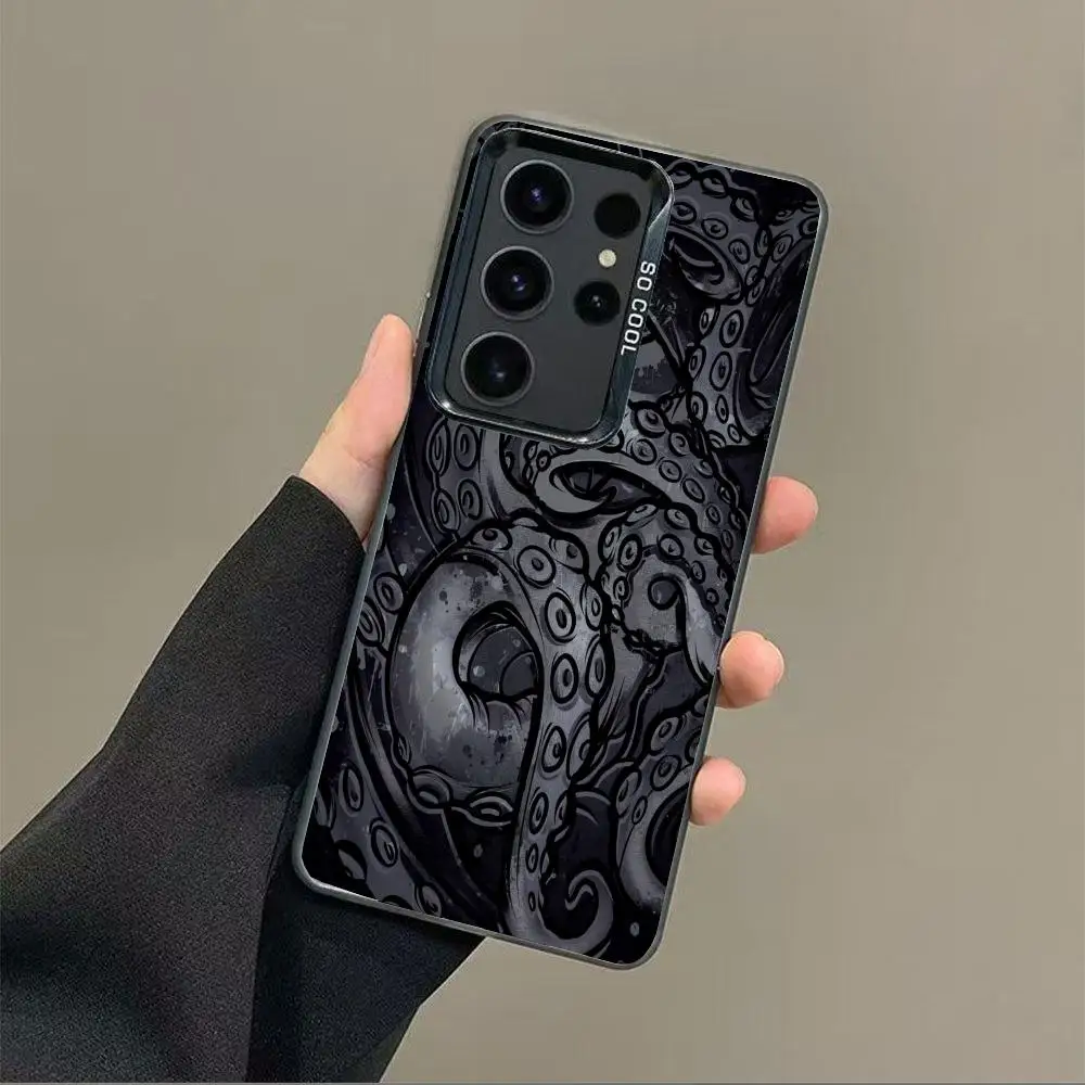 

Octopus tentacles Phone Case case for Galaxy S25 S24 S23 S22 S21 S20 Ultra/ FE/Plus shock-proof rear cover anti-fingerprint
