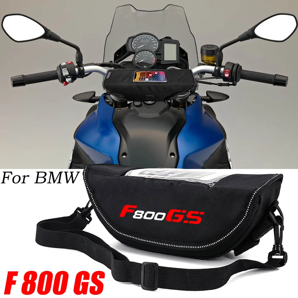 Tas navigasi tas penyimpanan setang sepeda motor, tas penyimpanan setang sepeda motor tahan air dan tahan debu untuk BMW F800GS F800 GS F 800 GS