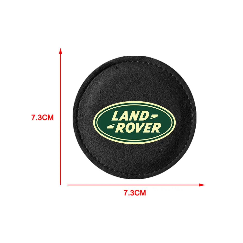 2PCS Car Coaster Water Cups Bottle Holder Pad Non-Slip Cup Mat For Landrover SVR Discovery Velar Evoque Defender Range Rover LR2