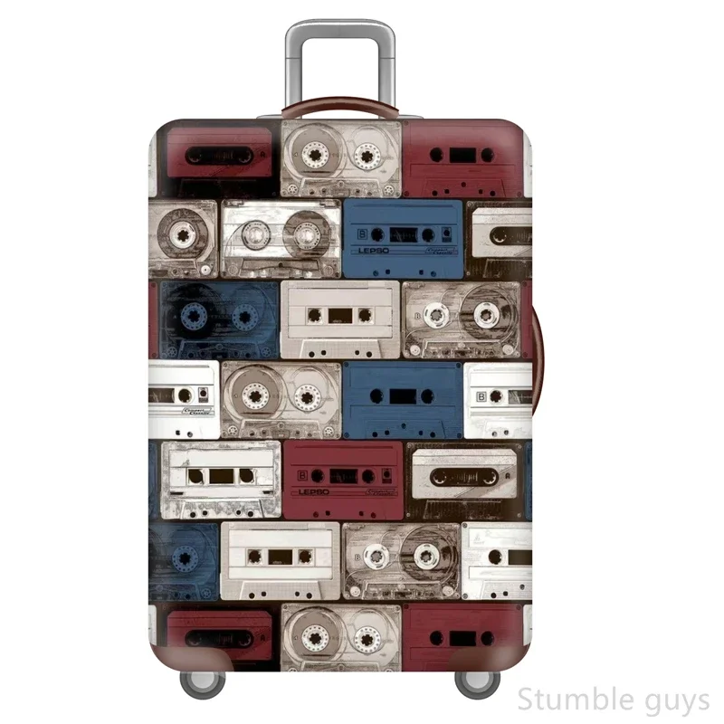 

Elastic Luggage Cover Protective Washable Dustproof Anti-Wear Suitcase Protector Reliable Fits 18-32 Inch Luggage